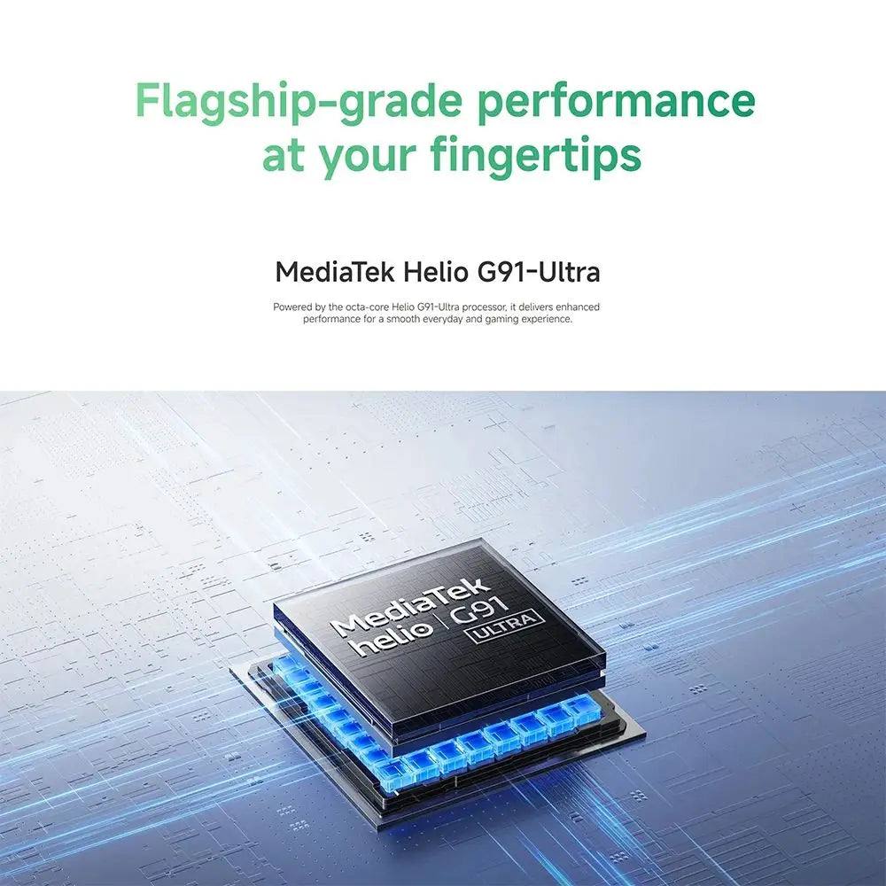 Smartphone Xiaomi Redmi 17 4G (Versão Global) – Xiaomi HyperOS 3, MediaTek Helio G91-Ultra, tela de 6,9" (120 Hz), bateria de 7500 mAh e carregamento rápido de 45 W.