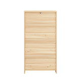SoBuy FSR159-N 3 flap shoe cabinet narrow shoe shelf shoe rack with 6 shelf surfaces shoe chest of drawers