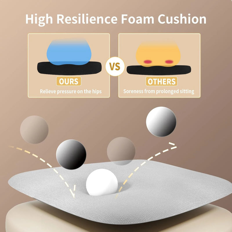 Naspaluro Office Chair Ergonomic Mesh Flip-Up Arms Gaming Chair with Mid Back Cushion Lumbar Support for Home Bedroom Working