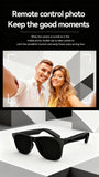 Smart Glasses D11 Plus Bluetooth 5.3 Music Control Camera Shutter Call Answer Glasses Smart Sunglasses UV400 Outdoor Sports Unisex