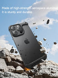 Luxury Arc Pulse aluminum ultralight phone case for iPhone 16Pro Max 15Pro 14Plus 13 metal bumper bumper cover