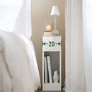 SoBuy FBT111x2 Bedside Table 2 set with drawer for box spring bed sofa table 2 pieces side table table narrow bedside cabinet