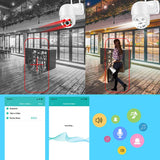 8MP 4K Wireless PTZ Camera HD 1080P Color Night Vision WiFi IP Camera Outdoor 5MP AI Auto Tracking CCTV Surveillance Cam iCSee