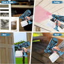 1400ML Electric Spray Gun 850W High Power HVLP Paint Sprayer Auto Furniture Steel Coating Airbrush for Home DIY With 4 Nozzles