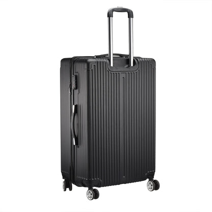 Rosahqnda 3-Piece Trolley Suitcase Set 4 Universal wheels Lock Case ABS Hard Sleeve Travel storage
