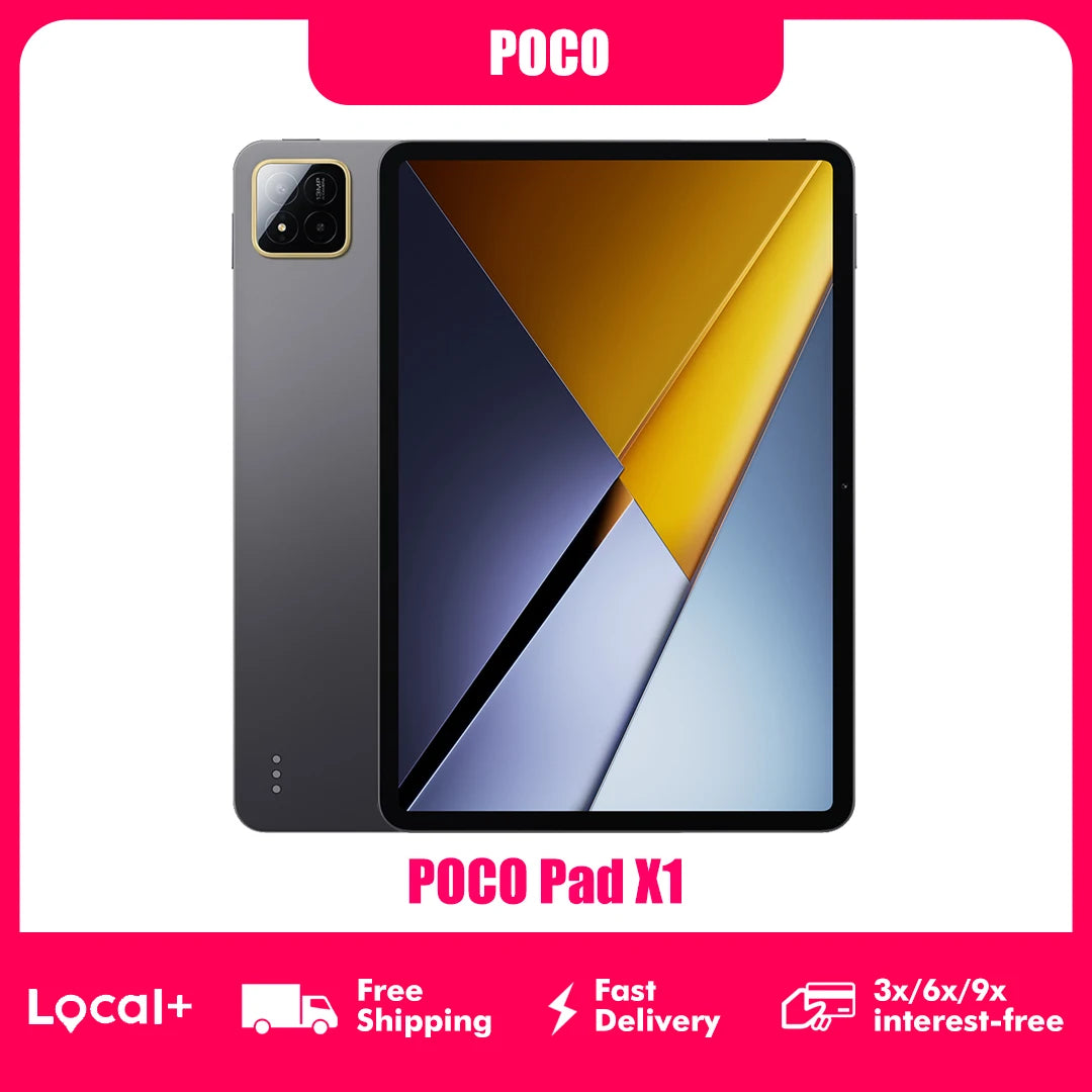 Tablet POCO pad x1 11 polegadas 144 Hz - 8 GB de ram + 512 GB SSD wi-fi 6E Bateria 8850 mAh