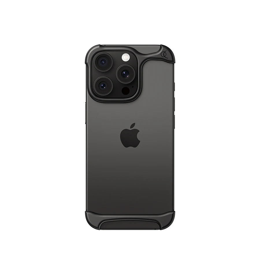 Luxury Arc Pulse aluminum ultralight phone case for iPhone 16Pro Max 15Pro 14Plus 13 metal bumper bumper cover