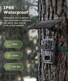 INQMEGA4G 2K 5MP PIR Motion Activated  Trigger Time Night Vision IP66 Hunting Trail Wildlife Battery Solar Camera Forest