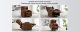 COMHOMA Relax armchair stand-up aid massage armchair with fabric surface electric stand-up armchair TV armchair armchair fabric