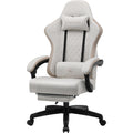 GTPLAYER Gaming Chair, Computer Office Chair with Pocket Spring Cushion, Linkage Armrests and Footrest, High Back Ergonomic Comp