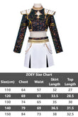 Kids Girls Rummi Devil Hunters Zoeyy Miraa Cosplay Costume for Children Idol Roleplay Outfits Halloween Carnival Suit