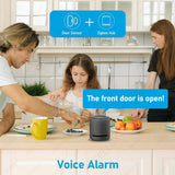 EWelink ZigBee Door And Window Magnetic Sensor Wireless Door Alarm Detector Smart Home Security Works With Zigbee2MQTT Alexa ZHA