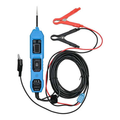 Probador de circuito eléctrico automotriz universal de 6 V-48 V, comprobador del sistema eléctrico del automóvil, kit de sonda de voltaje y potencia, pantalla digital LED.