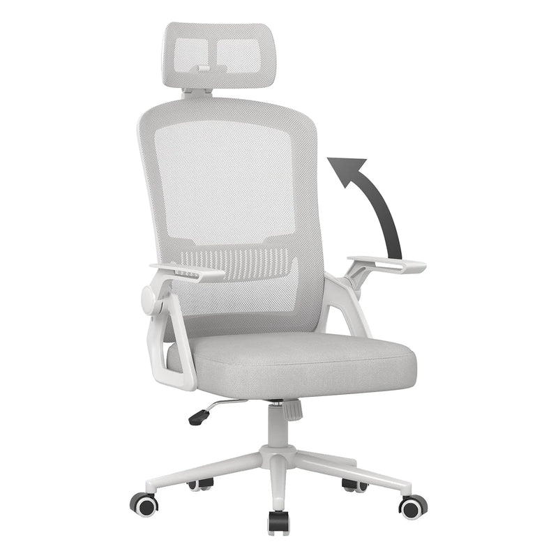Naspaluro Ergonomic Office Chair Desk Chair with Headrest Breathable Mesh Cover Lumbar Support Computer Chair 360 ° Swivel Chair