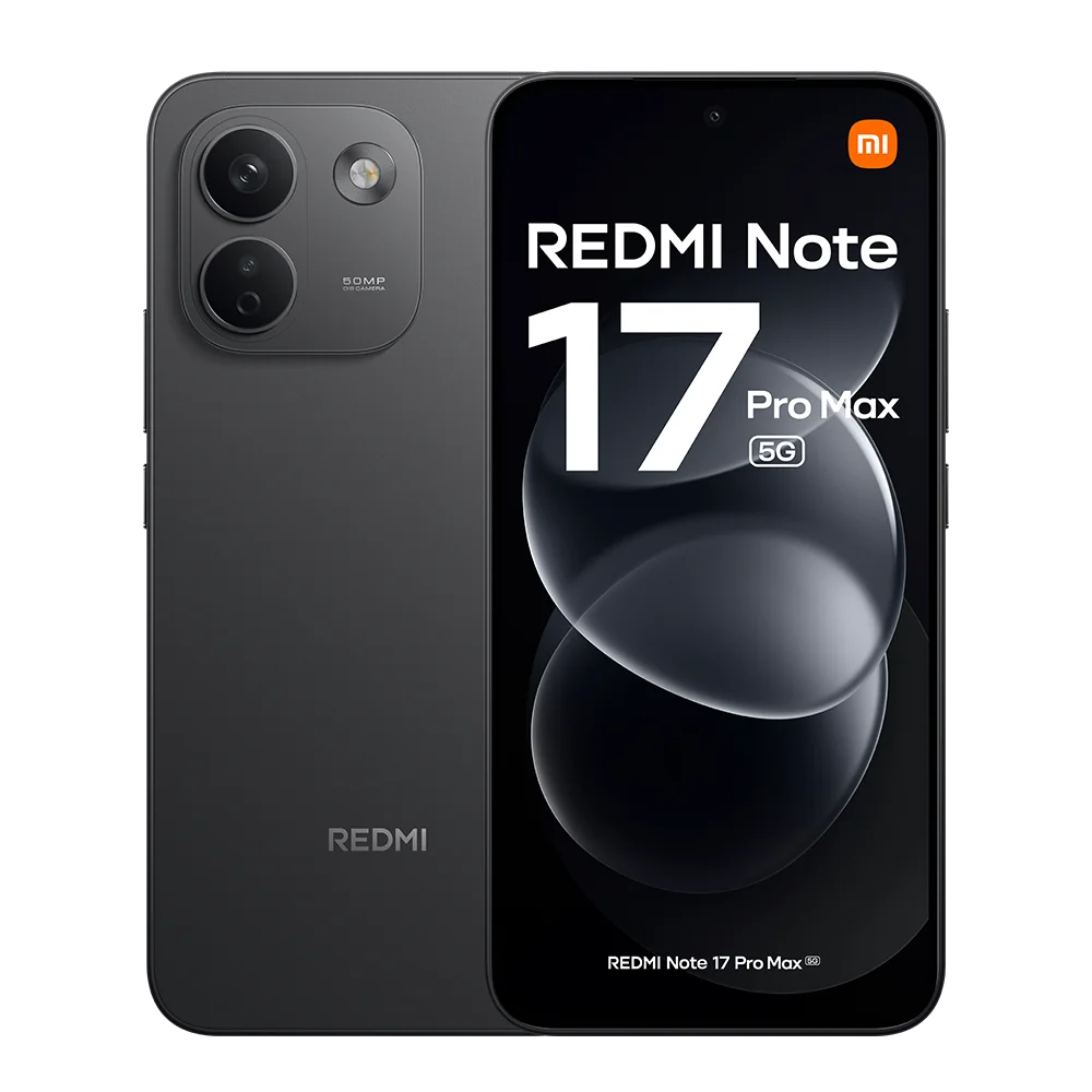 Xiaomi Redmi Note 17 Pro Max 5G Versão Europeia 256GB/512GB, AMOLED 1,5K de 6,83", 120Hz, NFC, 50MP OIS, Snapdragon 6 Gen 5, 9210mAh, IP68, sem carregador