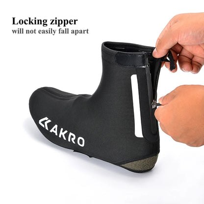 Winter Waterproof And Windproof Cycling Shoe Covers Full Bicycle Overshoes Cycling Equipment High Quality Bike Booties