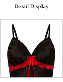 Women sexy pajamas large size lace suspender nightgown sleeveless pajamas V-neck pajamas multi-color optional nightgown