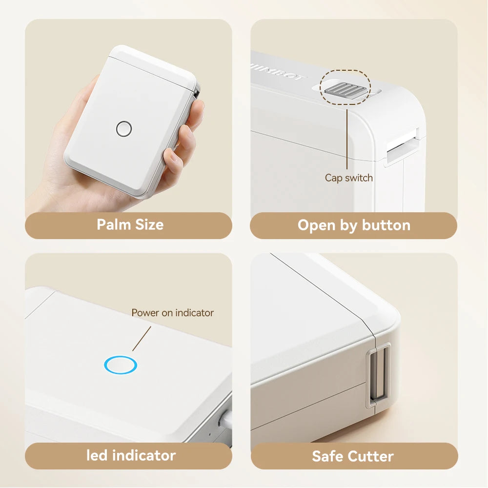 Niimbot D110/D11/H1S Mini Thermal Label Printer Portable Paper Maker Wireless Sticker Machine Inkless Labeller for Office Home
