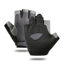 Anti Slip Half Finger Gloves for Men and Women, Dumbbells, Breathable, Elastic, Shock, Exercise, Sports, Cycling, Bicycle 