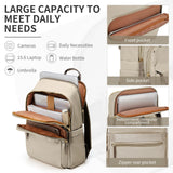 New Simple Large Capacity Backpack Women Travel Business Teacher Backpack Laptop Shoulder Bag Girl School Student Backpack Purse