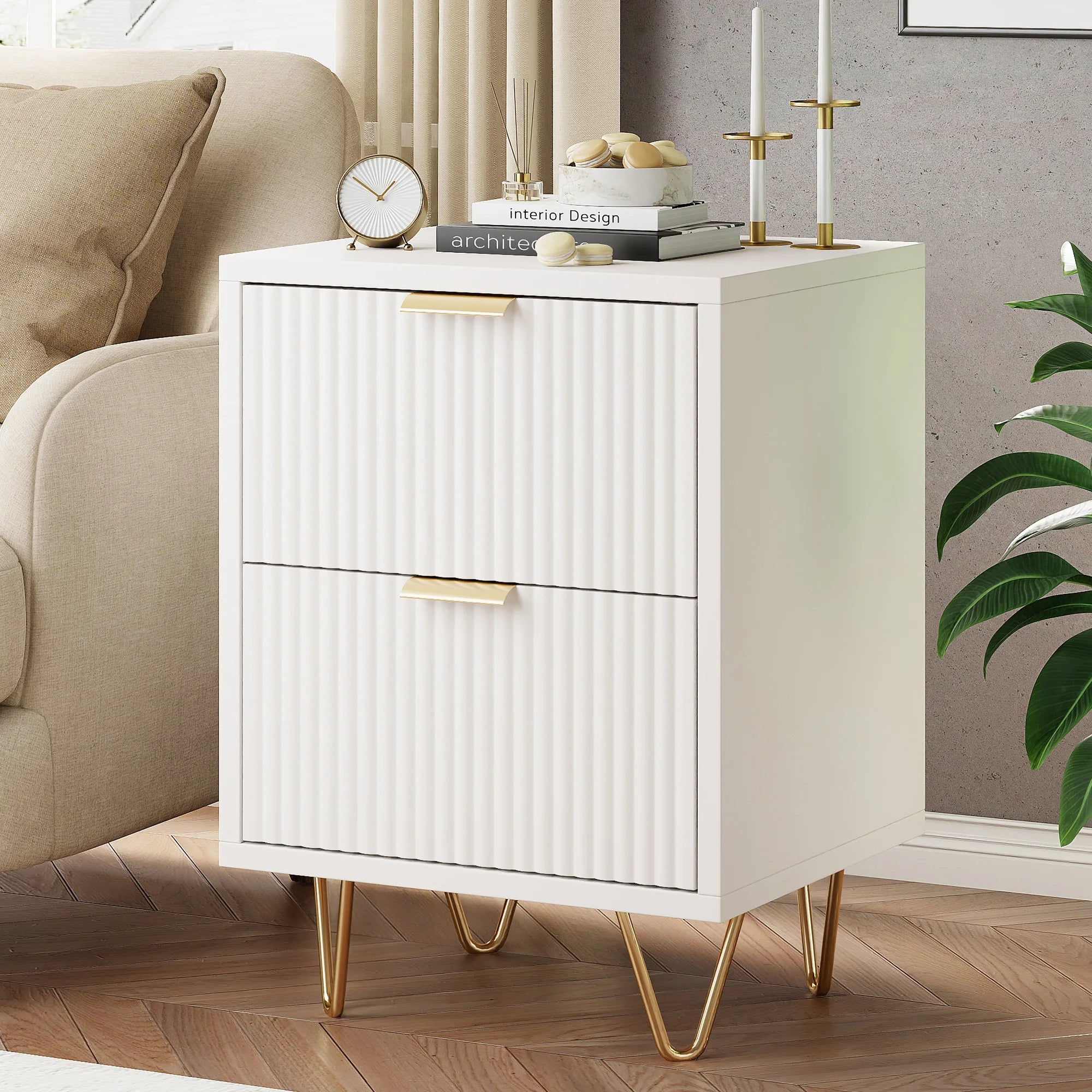 Rosahqnda White Drawer chest of drawers 4 or 6 Drawers Modern storage S wardrobe Tipping Protection wardrobe for living room