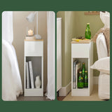 SoBuy FBT111x2 Bedside Table 2 set with drawer for box spring bed sofa table 2 pieces side table table narrow bedside cabinet