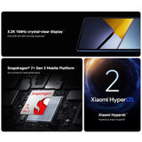 Tablet POCO pad x1 11 polegadas 144 Hz - 8 GB de ram + 512 GB SSD wi-fi 6E Bateria 8850 mAh
