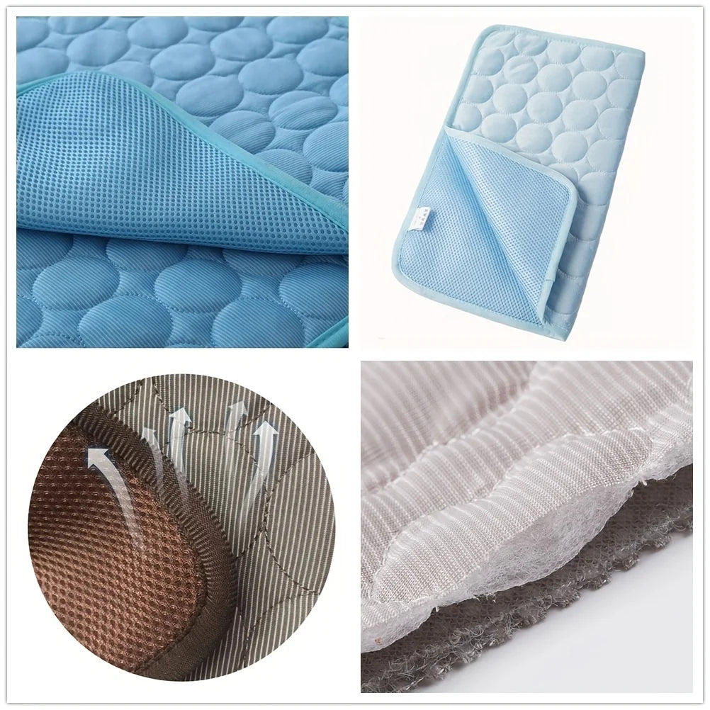 Esterilla refrescante para perros, cama fría de verano para mascotas, extragrande, para perros pequeños y grandes, accesorios para mascotas, manta duradera para gatos, sofá, manta de hielo para gatos