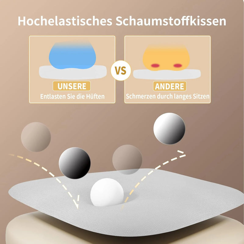 Naspaluro Ergonomic Office Chair Desk Chair with Headrest Breathable Mesh Cover Lumbar Support Computer Chair 360 ° Swivel Chair