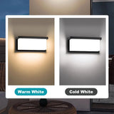 LED Outdoor Wall Light Waterproof IP66 Motion Sensor LED Outdoor Lighting Porch Lights Balcony Garden Lights Outdoor Wall Lamp