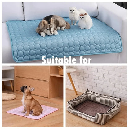 Esterilla refrescante para perros, cama fría de verano para mascotas, extragrande, para perros pequeños y grandes, accesorios para mascotas, manta duradera para gatos, sofá, manta de hielo para gatos