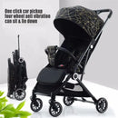 Baby Stroller Portable nighttime Baby Shock absorb children's folk Stroller Can Sit And Lie Down For Baby 0-4 Year Old