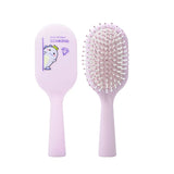 Cute Cartoon Dinosaur Hair Brush Set Detangling Mini Brush Set Travel Protable Comb Folding Mirror for Child Baby Girls Boys