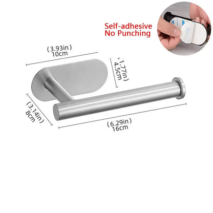 Black Gold Toilet Paper Holder Bathroom Wall Mount Multifunction WC Paper Phone Holder Shelf Towel Roll Shelf Accessories