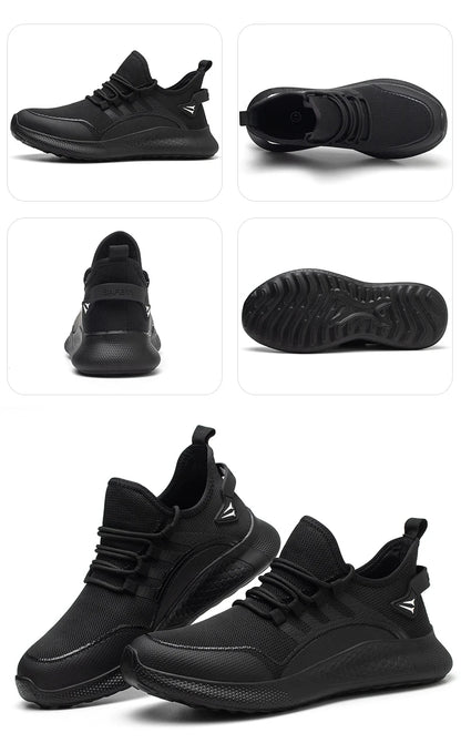 2024 Lightweight  Safety Shoes Men For Work Breathable Sports Safety Toe Shoes Work Boots Anti-Smashing Women