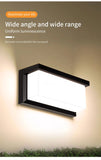 LED Outdoor Wall Light Waterproof IP66 Motion Sensor LED Outdoor Lighting Porch Lights Balcony Garden Lights Outdoor Wall Lamp