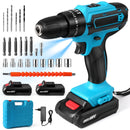28V Cordless Impact Drill Multifunctional Screwdriver Rechargeable Electric Drill Lithium Battery 1350rpm Speed Power Tool