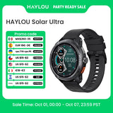 HAYLOU Solar Ultra GPS Smartwatch 1.6” AMOLED Display 5ATM Waterproof Built-in GPS Bluetooth Phone Calls Sports Smart Watch