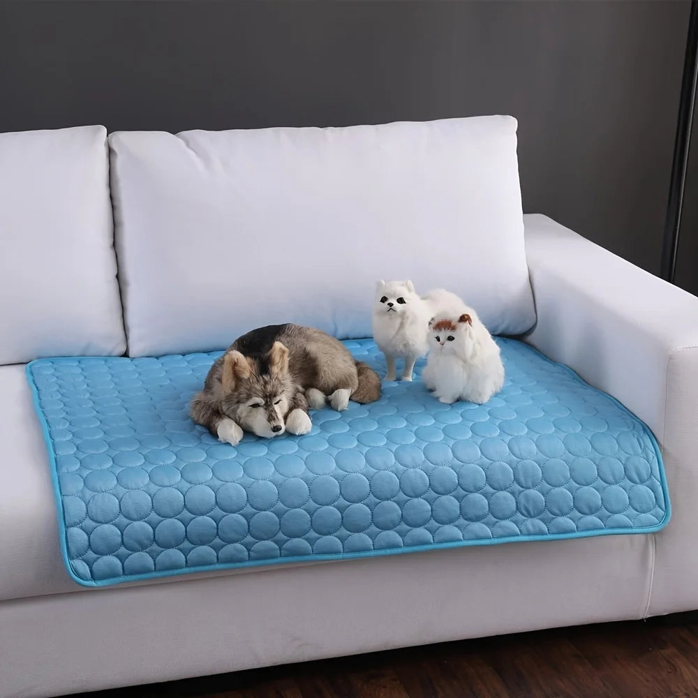 Esterilla refrescante para perros, cama fría de verano para mascotas, extragrande, para perros pequeños y grandes, accesorios para mascotas, manta duradera para gatos, sofá, manta de hielo para gatos