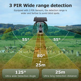 INQMEGA4G 2K 5MP PIR Motion Activated  Trigger Time Night Vision IP66 Hunting Trail Wildlife Battery Solar Camera Forest