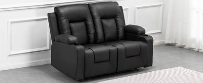 COMHOMA Relax armchair TV armchair with reclining and footrest, Thick backrest and armrests, 360 ° Swivel