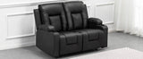 COMHOMA Recliner TV Armchair with Reclining and Footrest, Thick Backrest and Armrests, 360° Swivel