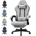GTPLAYER Gaming Chair, Computer Office Chair with Pocket Spring Cushion, Linkage Armrests and Footrest, High Back Ergonomic Comp