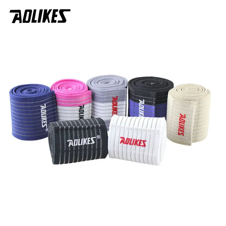 AOLIKES-algodão elástico do pulso atadura, mão esporte pulseira, ginásio suporte, wrap cinta de pulso, túnel do carpo, 1pc