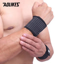AOLIKES-cotton elastic wrist bandage,hand sport wristband,gym support,wrap wrist brace,carpal tunnel,1pc 