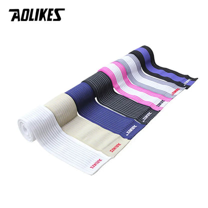 AOLIKES-algodão elástico do pulso atadura, mão esporte pulseira, ginásio suporte, wrap cinta de pulso, túnel do carpo, 1pc