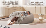 Bean Bag Chair with Filling Included Big Bean Bags Couch for Adults, Giant Beanbag Lazy Sofa for Living Room Bedroom and Dorm