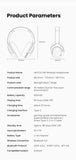 Fone de Ouvido Sem Fio HAYLOU S40 ANC com Cancelamento de Ruído de 50dB, Áudio Espacial 3D Hi-Res, LDAC, Bluetooth 6.0 e Design Over-Ear