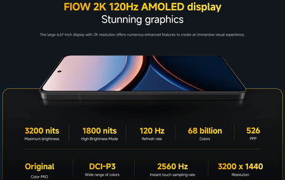 POCO F7 Ultra Global Version NFC Smartphone Snapdragon 8 Elite 50 MP Camera 6.67 "Display 120 Hz