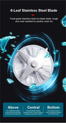 2 in 1 Electric Blender 2000W High Power Heavy Duty Commercial Blender Food Processor Ice Smoothies Kitchen Stationary Mixer